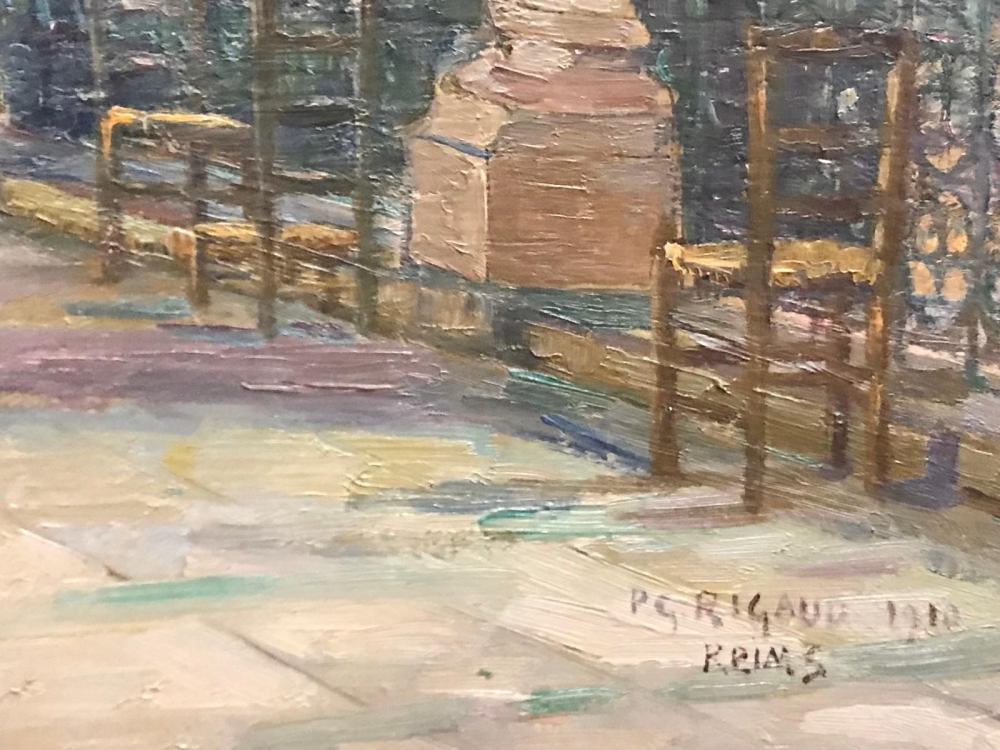 “Intérieur de la Cathédrale Notre Dame de Reims”, Pierre Gaston Rigaud (1874-1939),1910
