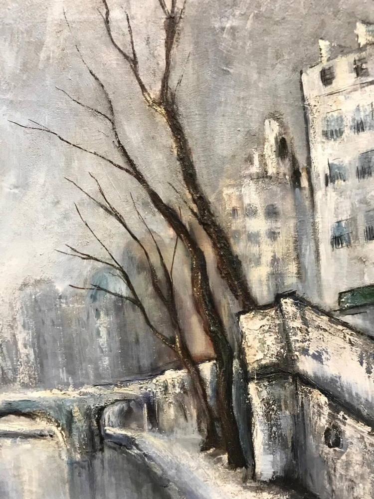 ”Puente sobre el Sena, París”, José García Torres (1934), París 1959