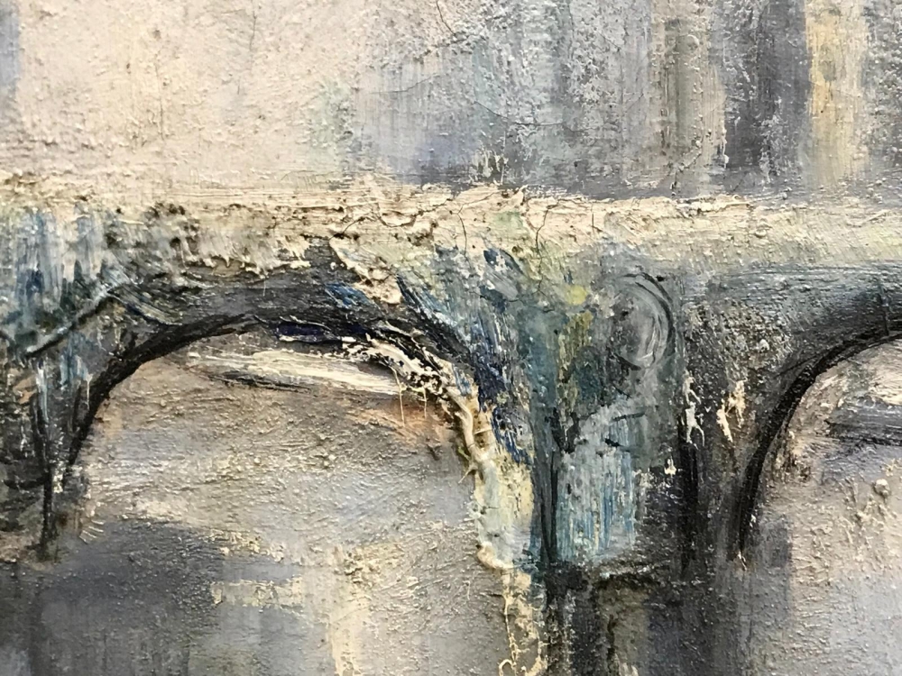 ”Puente sobre el Sena, París”, José García Torres (1934), París 1959