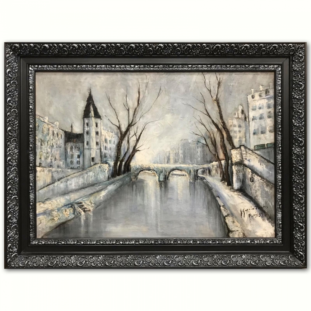 ”Puente sobre el Sena, París”, José García Torres (1934), París 1959