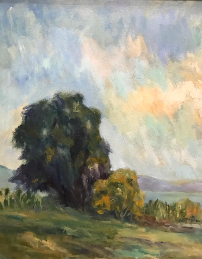 \"Paisaje con Casa junto al Lago\", Guido Frick (1947), 1976