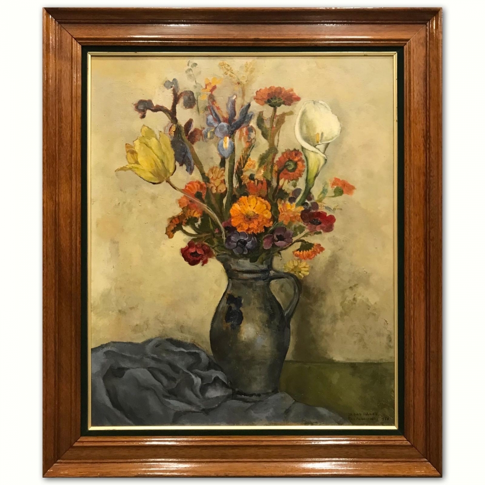 ”Nature Morte aux Fleurs Variées”, Jacques Fabres (ca 1900), 1958