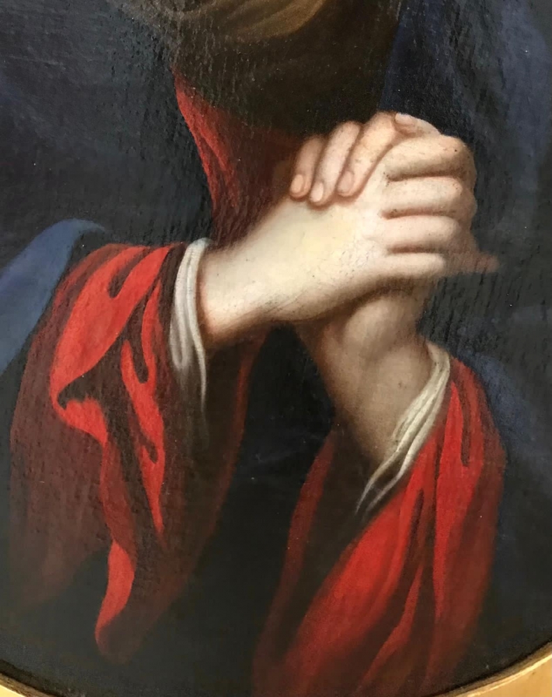 ”Madonna Orante”, escuela italiana del siglo XVII