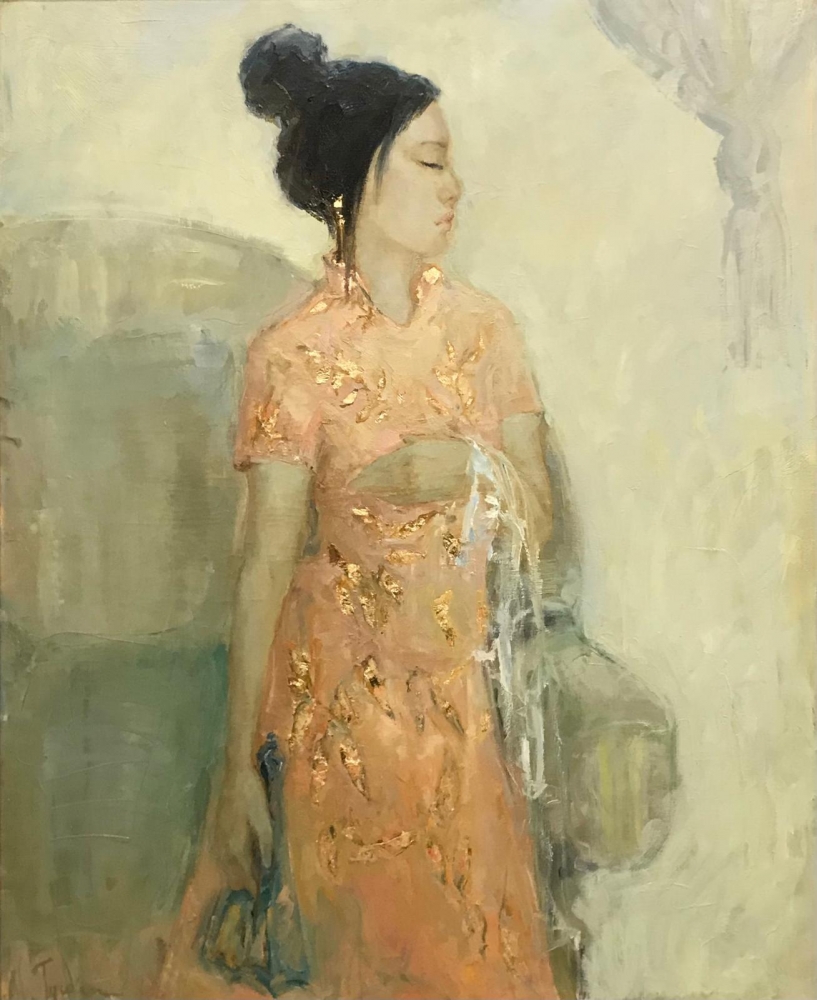 “Joven Chica Elegante”, Círculo de Guyda Mikhail (1954), finales del siglo XX
