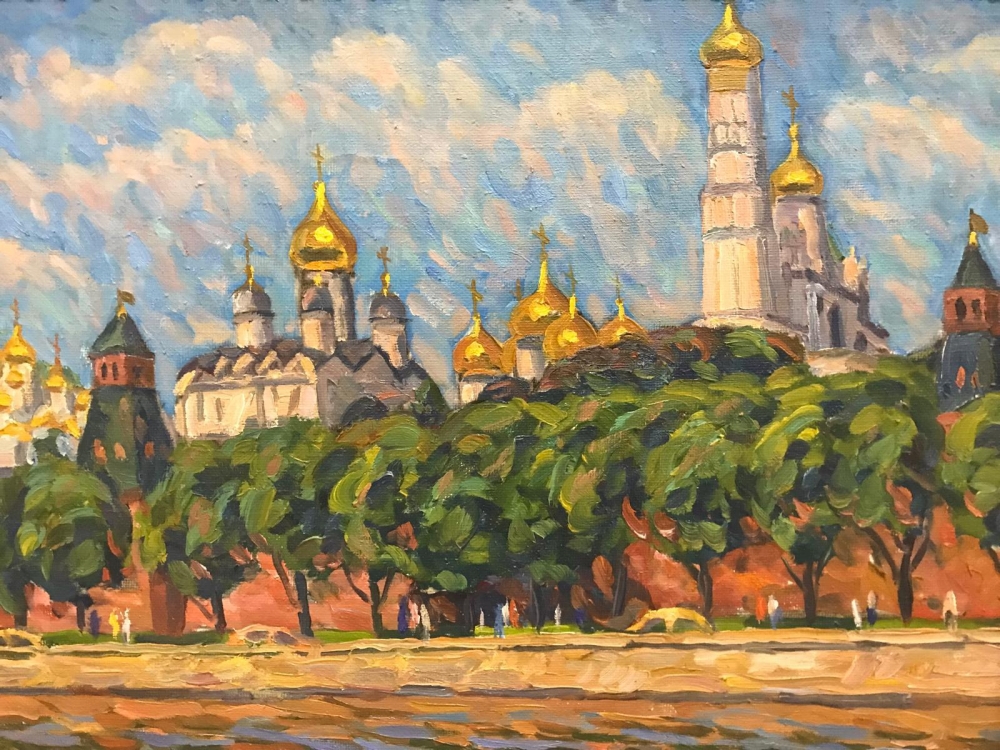 \"Catedrales del Kremlin\", Guennadi Nikoláievich Gáchegov (1934-?), 1992
