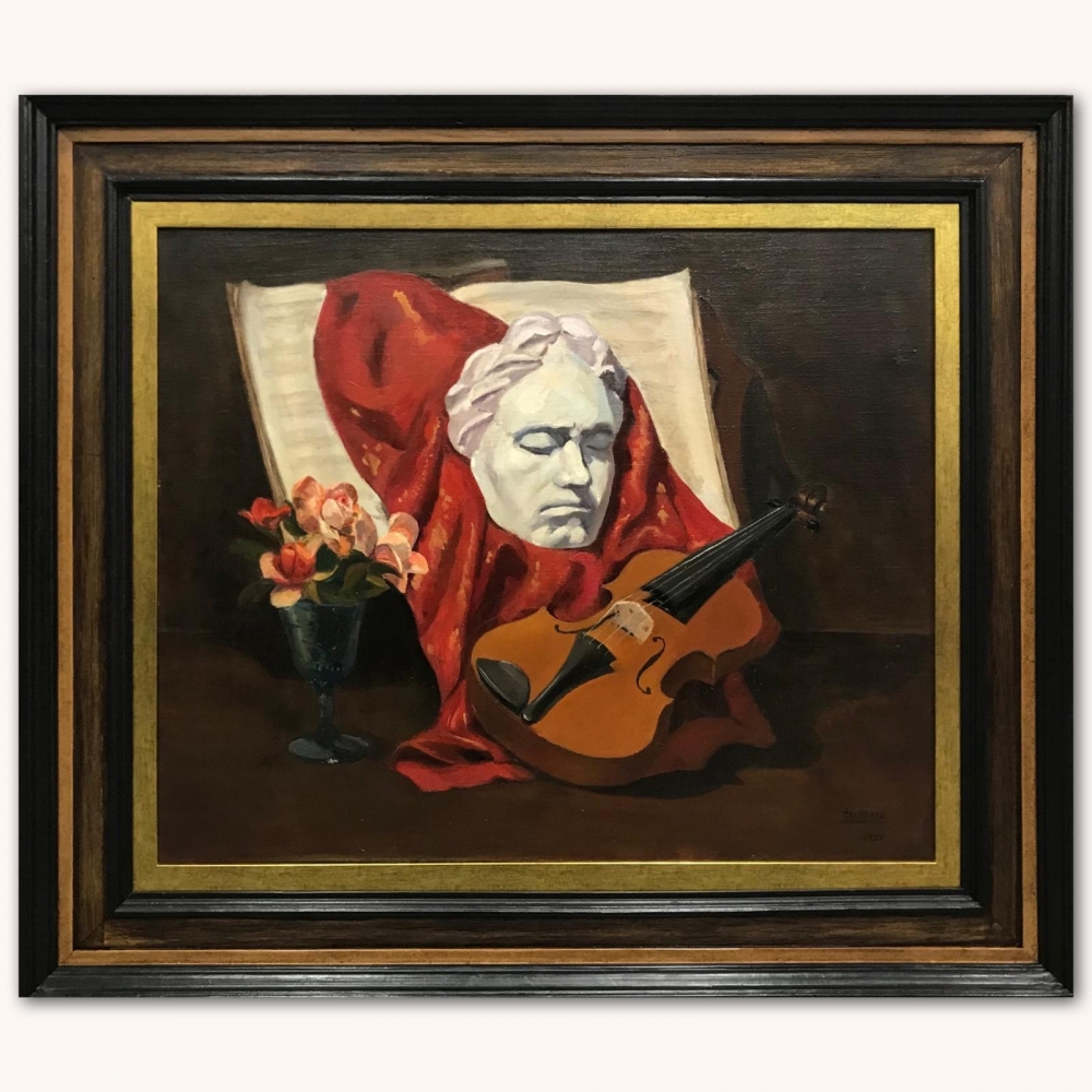 \"Homenaje a Beethoven\", escuela española, 1957