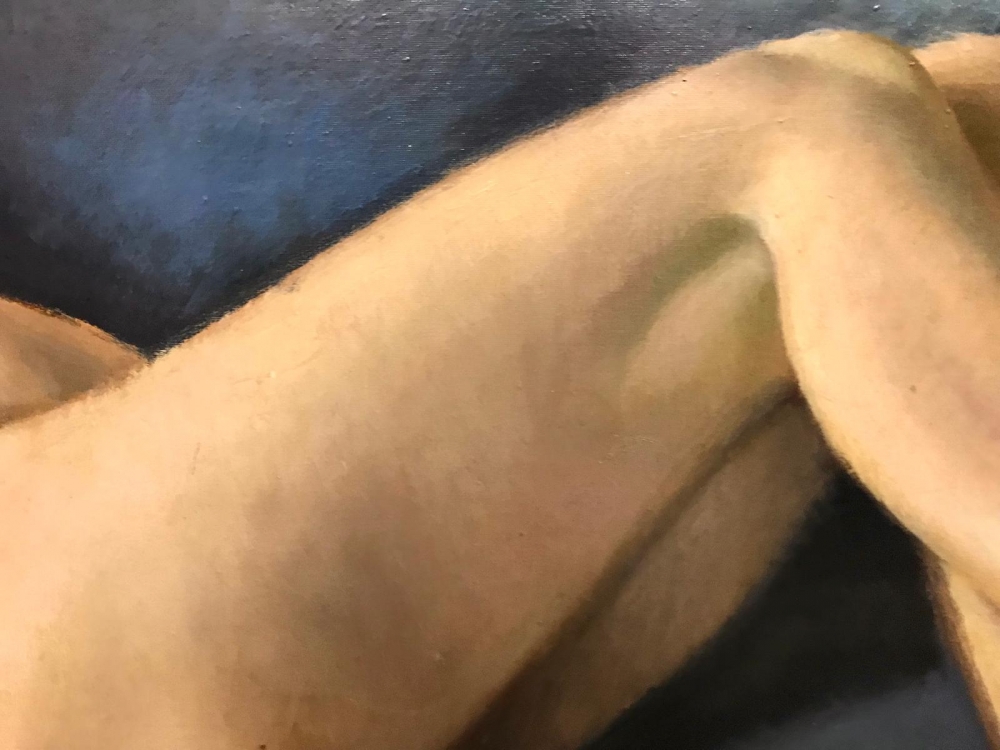 ”Desnudo en el Diván”, Enric Trapero Ballestero (ca.1920), años 60-70 del siglo XX