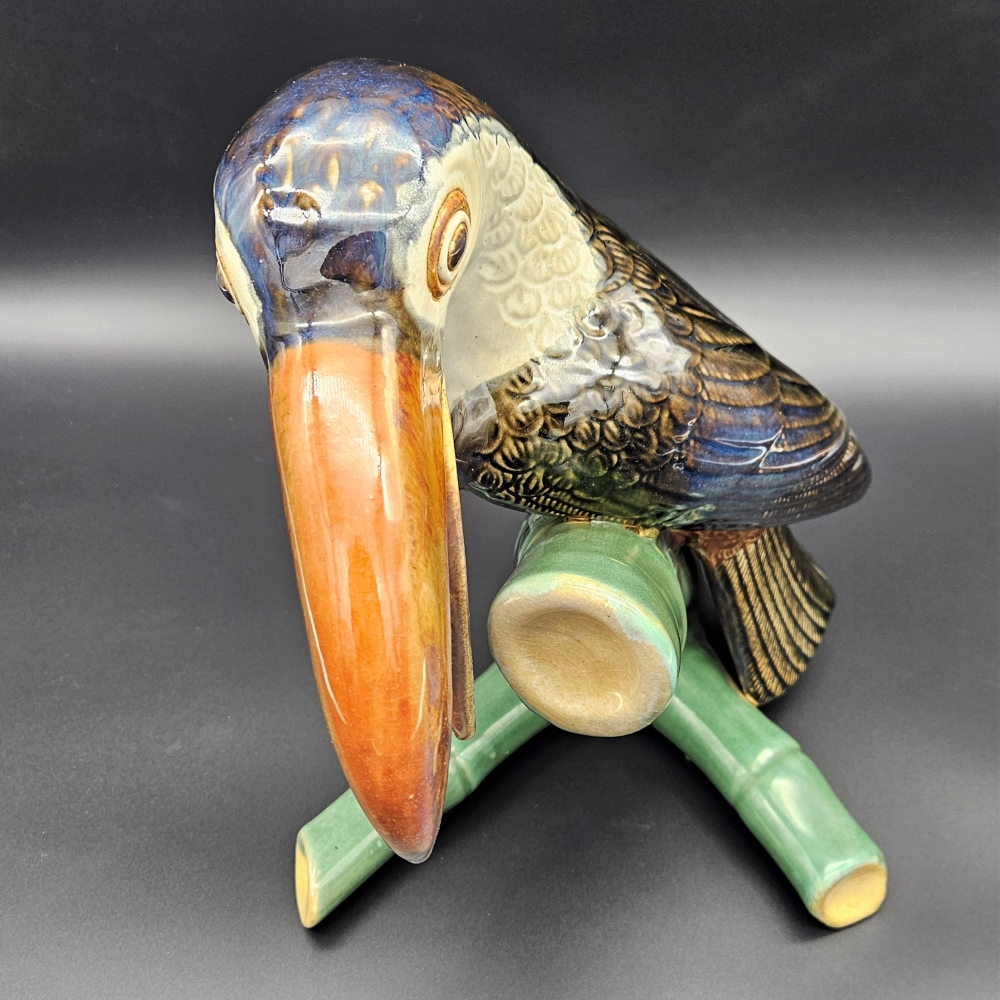 Figura de cerámica ”Tucán”, art déco, 1930 - 1935