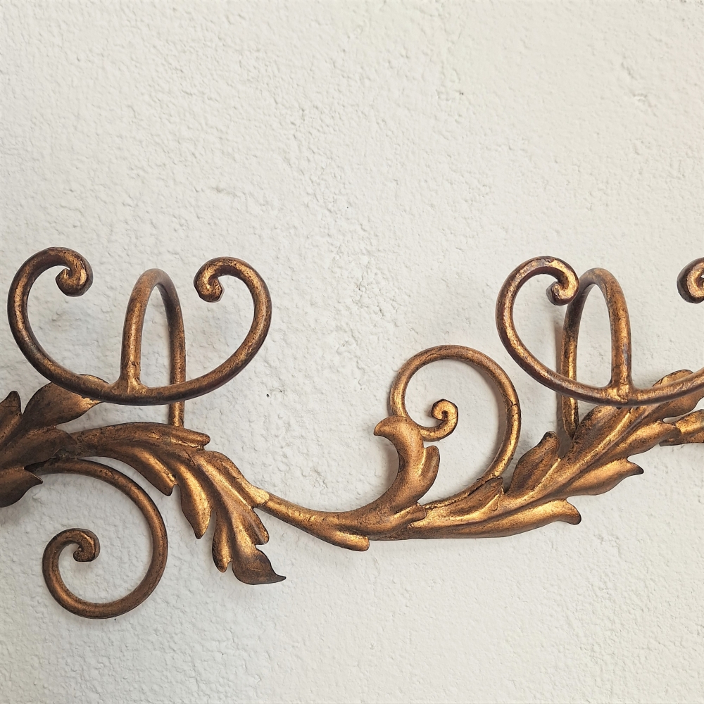 Perchero de pared de Hans Kögl, Hollywood Regency Style, 1950 - 1959