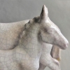 Caballos de cerámica de A. Wagner para la Karlsruher Majolika, 1963