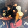 Óleo sobre tabla, “Escena de género”, escuela holandesa, siglo XIX, Países Bajos