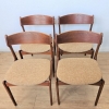 Seis sillas mid-century de Erik Buch para OD Møbelfabrik, 1960 - 1965