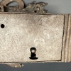 Cerradura de puerta / armario barroca original de 1740