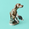 Escultura de Lladró \"Perros de Muestra\", Juan Huerta, porcelana española, 1977-1981