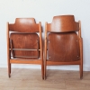 Dos sillas vintage plegables de Egon Eiermann para Wilde & Spieth, 1950 - 1960