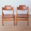 Dos sillas vintage plegables de Egon Eiermann para Wilde & Spieth, 1950 - 1960