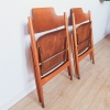 Dos sillas vintage plegables de Egon Eiermann para Wilde & Spieth, 1950 - 1960