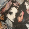 Gino Hollander, gran óleo sobre lienzo, firmado y fechado 1994