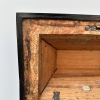 Cofre / Joyero, madera ebonizada, chapa de raíz y hueso, siglo XIX, Belfort, Alemania