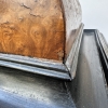 Cofre / Joyero, madera ebonizada, chapa de raíz y hueso, siglo XIX, Belfort, Alemania