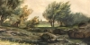 “Paisaje Lacustre con Vacas”, Joan Rabadá i Vallbé (1850-1899), 1879