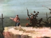 “Paisaje Lacustre con Juncos y Pagoda”, escuela china, primera mitad del siglo XX