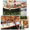 ”Tartane à Antibes”, Victor Bruzac (1895-1977), años 50-60 del siglo XX