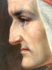 “Dante Alighieri nell’Inferno”, escuela toscana, siglo XIX