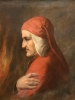 “Dante Alighieri nell’Inferno”, escuela toscana, siglo XIX