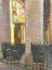 “Intérieur de la Cathédrale Notre Dame de Reims”, Pierre Gaston Rigaud (1874-1939),1910