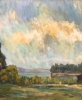 \"Paisaje con Casa junto al Lago\", Guido Frick (1947), 1976