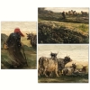“Paisaje Lacustre con Vacas”, Joan Rabadá i Vallbé (1850-1899), 1879