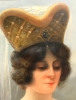“Jeune Demoiselle Lisant”, Alexandre Dubiez (1873-1921), escuela de Lyon, finales del siglo XIX
