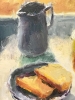 \"Petit Déjeuner près de la Fenêtre\", École Française, 1997