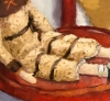 “Muñeca Descansando en Silla Roja”, T.González, años 50-60 del siglo XX 