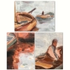 ”Scène Portuaire au Clocher Gothique”, Fremaux, años 60-70 del siglo XX