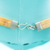 Collar scrimshaw en hueso de ballena “Whaler Iris”, siglo XIX