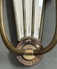 Pareja de apliques Mid-Century, espejos, 1960s, Hollywood regency