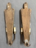 Pareja de apliques Mid-Century, espejos, 1960s, Hollywood regency
