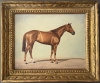 Richard Stone Reeves, óleo sobre tabla, 1982, Blue Wind, american horse