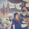 Pareja de óleos costumbristas italianos del siglo XIX, firmados J. Palmi