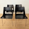 Cuatro sillas de Kay Korbing para Fibrex, Mid Century, Dinamarca, 1960 - 1965