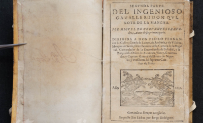 El Ingenioso Hidalgo Don Quijote de la Mancha, Cervantes, Jorge Rodriguez, Lisboa 1617