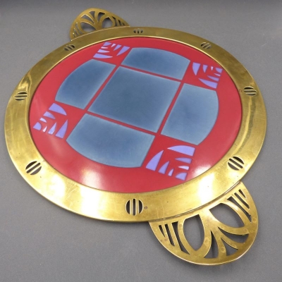 Tartera art nouveau de Christian Neureuther para Wächtersbach, Alemania, 1900 - 1910