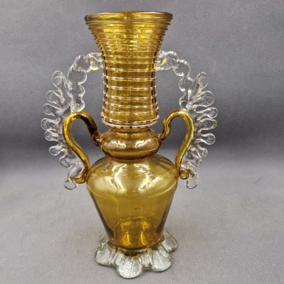 Jarrón de vidrio soplado a mano de Vidrios Gordiola Mallorca, 1920 - 1930