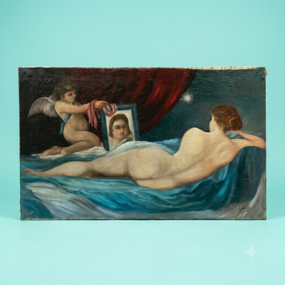 Copia al óleo de 