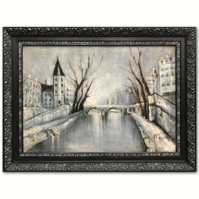 ”Puente sobre el Sena, París”, José García Torres (1934), París 1959