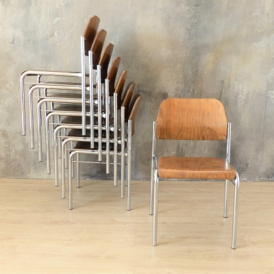 Cuatro sillas vintage de estilo escandinavo, 1950 - 1959