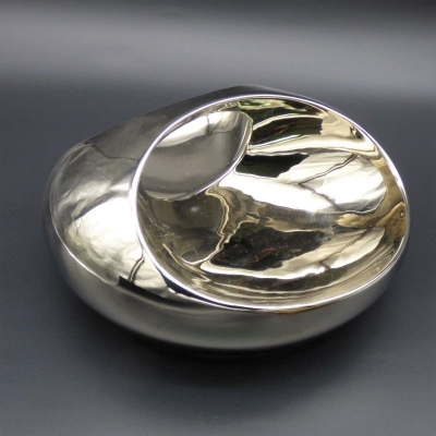 Centro de mesa de porcelana cromado de Rosenthal Studio Line, 1960 - 1970