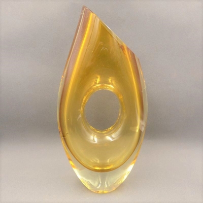 Florero Sommerso de cristal de Murano de Flavio Poli, 1950 - 1959